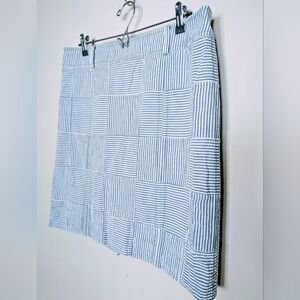 Lilly Pulitzer seersucker lined skirt